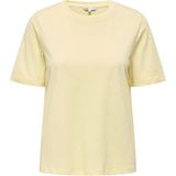 Only Sarı Kadın Normal Fit T-Shirt Onlonly S/s Tee Jrs Noos