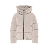 ONLY Şişme Ceket Kapüşonlu, XL, 5003202618, Taş, Kadın
