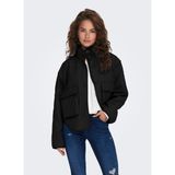 Only Siyah Kadın Mont Onlsaga Quılted Short Jacket cc Otw - Black