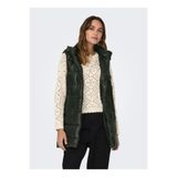ONLY Siyah Kadın Yelek ONLNEWANJA FAUX LEATHER WAISTCOAT C