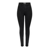 Only Skinny Fit Dar Paça Siyah Kadın Kot Pantolon 15315352 XS/30