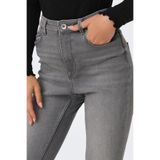 Only Slim Fit Yüksek Bel Grey Denim Kadın Kot Pantolon