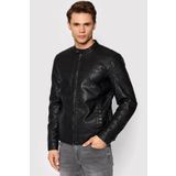 Only & Sons 22012339 Siyah Deri Erkek Mont