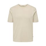 Only & Sons 22022928 Yuvarlak Yaka Basic Örme Siyah Erkek T-shirt