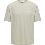 Only & Sons 22029519 Summer Krem Erkek T-shirt