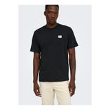 Only & Sons Baskılı T-Shirt ONSDAWSON LIFE REG SS TEE, S, 5003400966, Siyah, Erkek