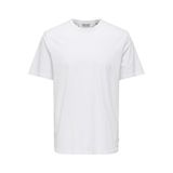 Only & Sons Erkek Beyaz T-Shirt, ONSSMART LIFE REG SS TEE, XL Beden