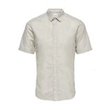 ONLY & SONS Erkek boş zaman gömleği ONSCAIDEN Slim Fit XS S M L XL XXL Mavi, Bej, XS