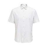 ONLY & SONS Erkek boş zaman gömleği ONSCAIDEN Slim Fit XS S M L XL XXL Mavi, Beyaz-3, S