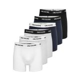 ONLY & SONS Erkek Boxer ONSFITZ SOLID BLACK TRUNK 7-PACK NOOS Siyah S