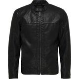 Only & Sons Erkek Deri Ceket Siyah - XL