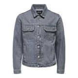 Only & Sons Erkek Geniş Yaka Kot Ceket - 22032036