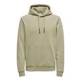 ONLY & SONS Erkek Kapüşonlu Kazak ONSCERES Sweatshirt, Bej, XXL