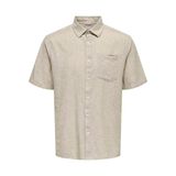 ONLY & SONS Erkek kısa kollu gömlek, Çin., XL