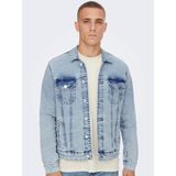 Only & Sons Erkek Kot Ceket Onscoın L. Blue 4334 Jacket 22024334 - Light