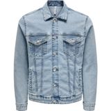 Only & Sons Erkek Kot Ceket Onscoın L. Blue 4334 Jacket 22024334 - M - Light
