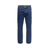 Only & Sons Erkek Mavi Denim Pantolon, Loose Fit, 33-32 Beden
