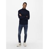 Only & Sons Erkek Mevsimlik Boğazlı Kazak - 22020879 - Gri