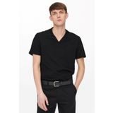 Only & Sons Erkek Onsabraham Polo Yaka T-Shirt 22019294 Siyah