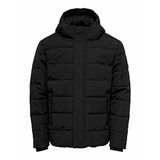 ONLY & SONS Erkek ONSCAYSON PUFFA OTW NOOS Mont, Black , M