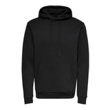 ONLY & SONS Erkek Onsceres Life Hoodie Sweat Noos kapüşonlu sweatshirt, Siyah, S