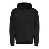 ONLY & SONS Erkek Onsceres Life Hoodie Sweat Noos kapüşonlu sweatshirt, Siyah, XL