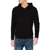 Only & Sons Erkek ONSCERES ZIP THR. HOODIE SWEAT NOOS Sweatshirt, Siyah, M