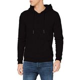 Only & Sons Erkek ONSCERES ZIP THR. HOODIE SWEAT NOOS Sweatshirt, Siyah, S