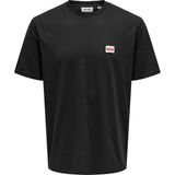 Only & Sons Erkek Onsdawson Regular Fit Kısa Kollu Pamuk T-Shirt 22033190 Siyah