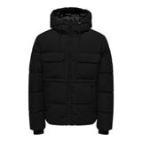 ONLY & SONS Erkek Onselijah Pckt. Kapüşonlu Ceket OTW Pufferjjacke, Mavi (Vapor Blue), XXL