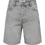 Only & Sons Erkek Onsfade Rahat Kalıp Jean Şort 22033157 Gri - M