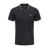 ONLY & SONS Erkek Onsfletcher Slim Ss Polo Noos Polo Tişört, Koyu lacivert/Detay: Parlak Beyaz ve Kırmızı Kontrast Çizgili, L