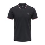 ONLY & SONS Erkek Onsfletcher Slim Ss Polo Noos Polo Tişört, Koyu lacivert/Detay: Parlak Beyaz ve Kırmızı Kontrast Çizgili, S