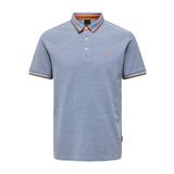ONLY & SONS Erkek Onsfletcher Slim Ss Polo Noos Polo Tişört, mavi (medium denim blue), M