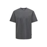 Only & Sons Erkek Onsfred Bisiklet Yaka Kısa Kollu %100 Pamuk T-Shirt 22022532 Füme
