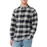 Only & Sons Erkek Onsgudmund Ls Check Shirt Noos boş zaman gömleği Gri L