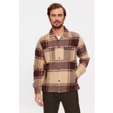 Only & Sons Erkek Onsmace Regular Fit Yan Cep Detaylı Gömlek Kahverengi 22026663