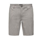 Only & Sons Erkek Onsmark Arka ve Yan Cepli Şort 22024956 Bej XS