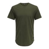 ONLY & SONS Erkek Onsmatt Life Longy Ss Tee Noos T-Shirt, Forest Night, M