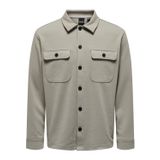 ONLY & SONS Erkek Onsnewkodyl Overshirt Sweat Noos uzun kollu gömlek, Vintage haki/desen: melanj, M