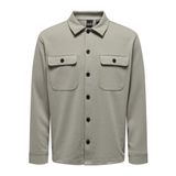ONLY & SONS Erkek Onsnewkodyl Overshirt Sweat Noos uzun kollu gömlek, Vintage haki/desen: melanj, XXL