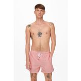 Only & Sons Erkek Onsted Çizgili Deniz Şortu 22021841 Pembe