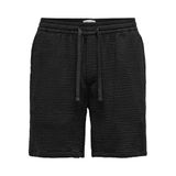 ONLY & SONS Erkek Onstel-Pas 0158 Şort, siyah (Jet Black), M