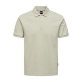 ONLY & SONS Erkek Onstray Slim Ss Polo Noos Polo Tişört, Gümüş Astar, XL