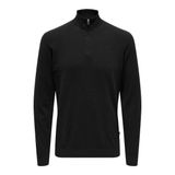 ONLY & SONS Erkek örgü kazak, Siyah, S
