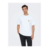 Only & Sons Erkek Pokémon Pikachu Figürlü Beyaz T-Shirt - 22037659