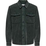 Only & Sons Erkek Regular Fit Kadife Gömlek - 22030129 - XL - Kahverengi