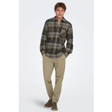 Only & Sons Erkek Regular Fit Lastikli Bel Bej Pantolon - 22029761