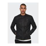 Only & Sons Erkek Siyah Deri Ceket 22012339blk