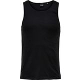 Only & Sons Erkek Slim Düz Fit Siyah Atlet Tank Top - 22022666